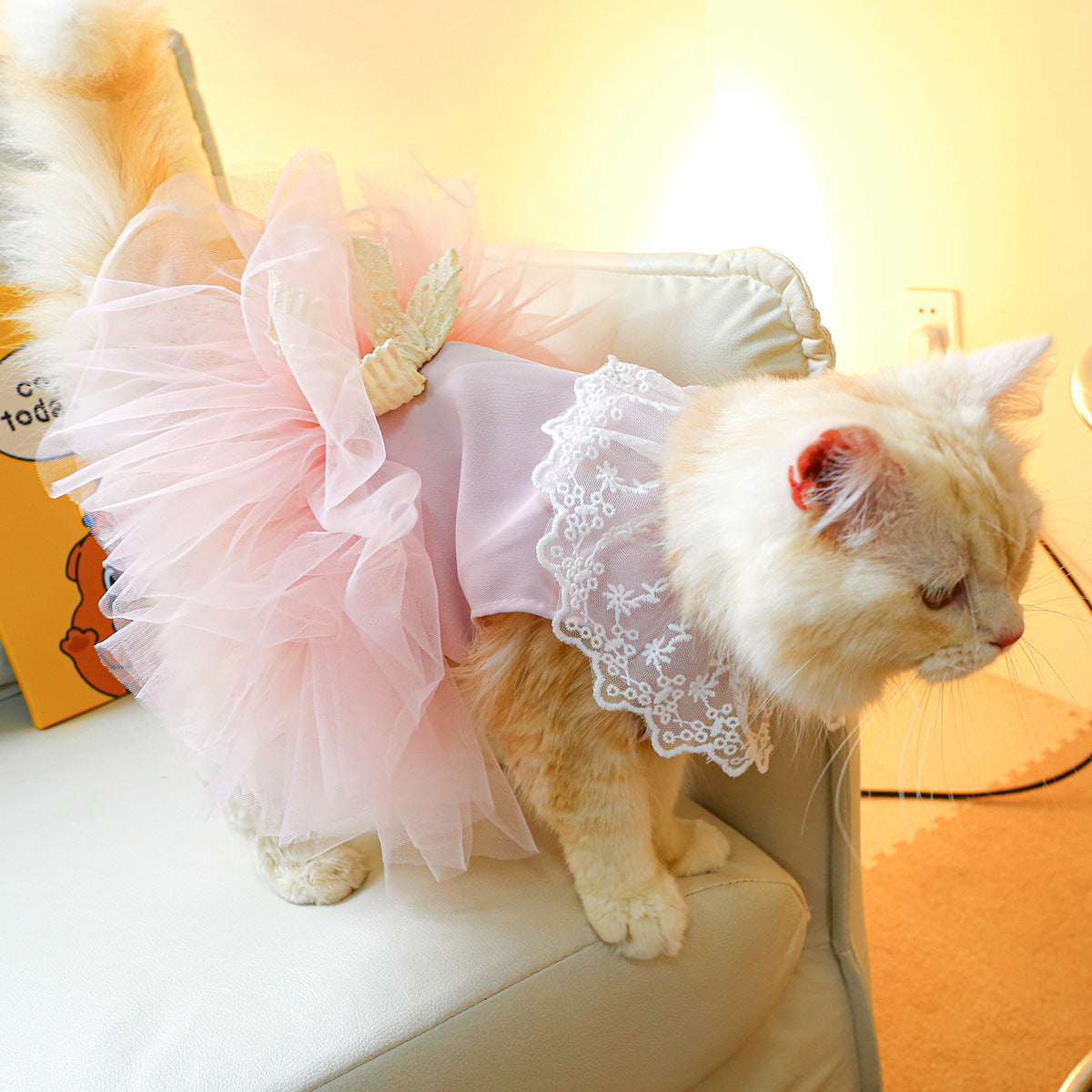 Pet Lace Clothing Elegant Pet Apparel