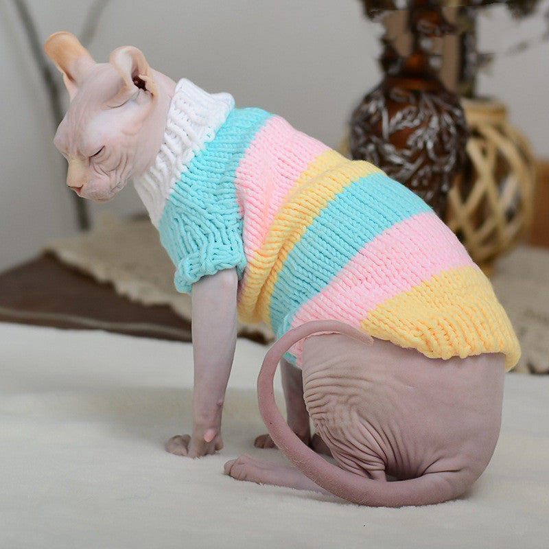 Pet Hairless Warm Sweater Clothing Apparel