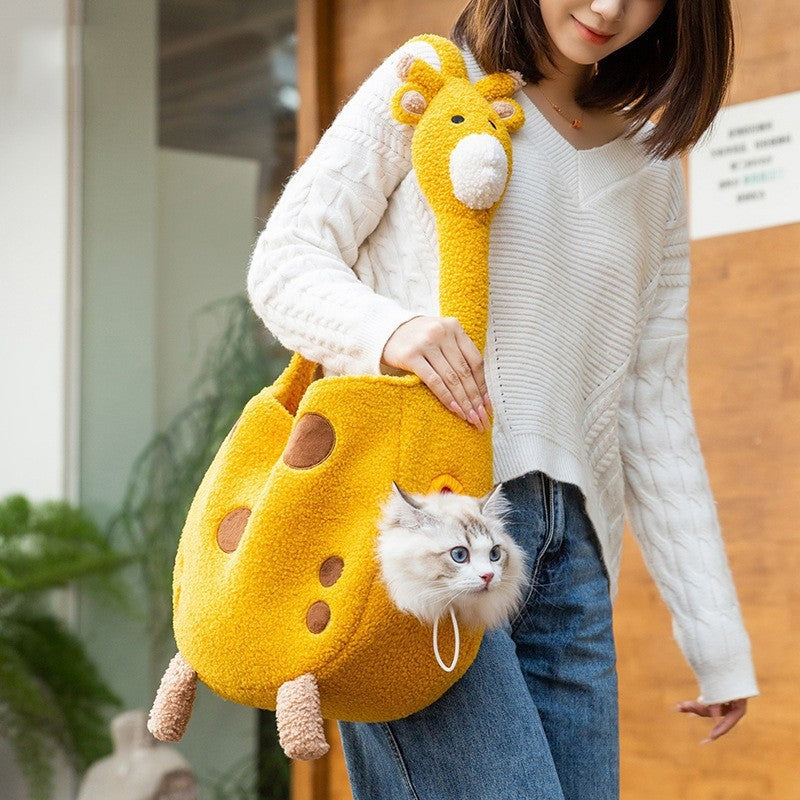 Pet Animal Shaped Diaper Backpack Portable Carrier Bag
