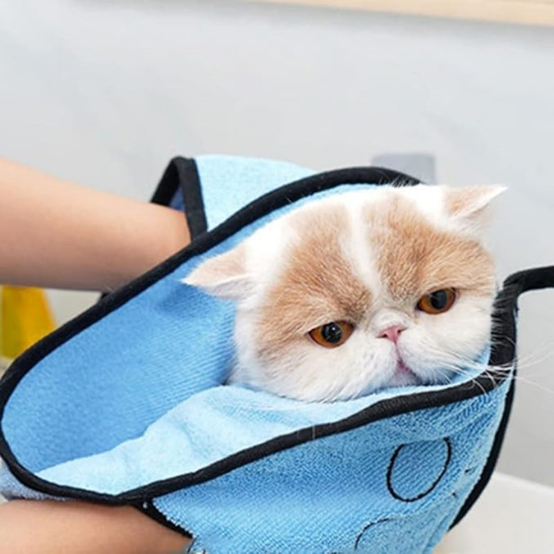 Highly Absorbent Pet Bath Towel Quick Drying Cloth