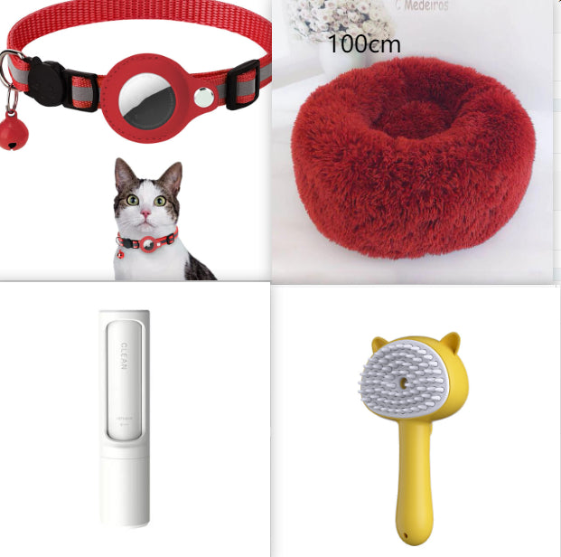 Rechargeable Pet Grooming Brush Self Cleaning Mist Spray Tool