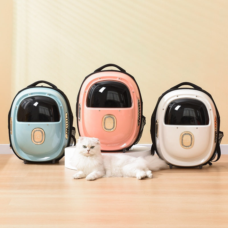 Pet Astronaut Backpack Heating Ventilated Portable Carrier Bag