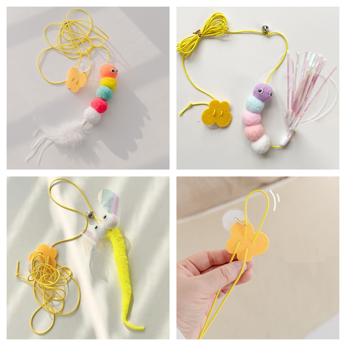Interactive Hanging Pet Toy Rope Mouse Simulation