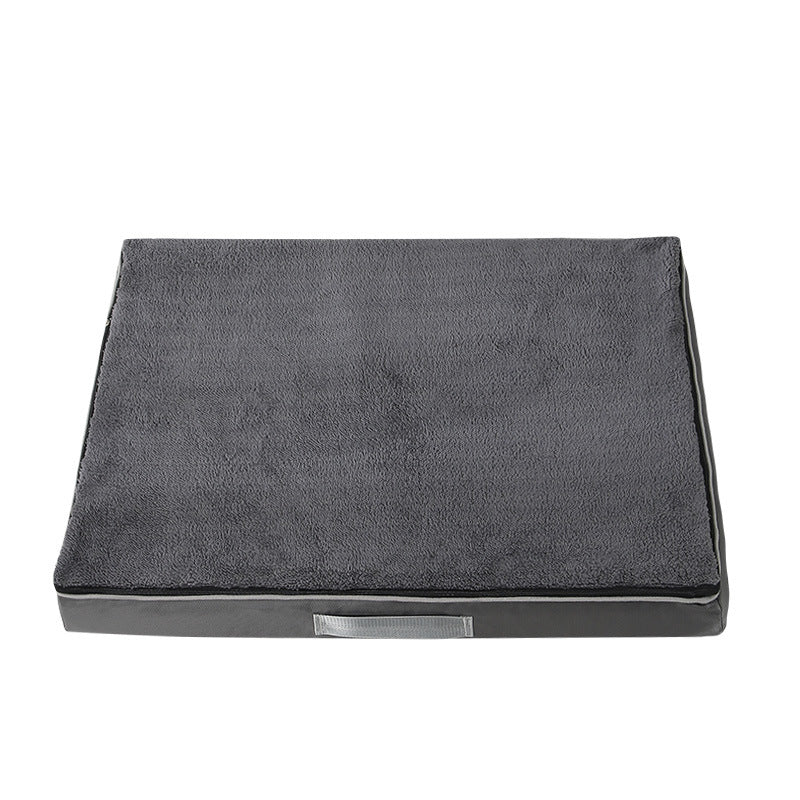 Large Plush Memory Foam Pet Bed Washable NonSlip Mattress