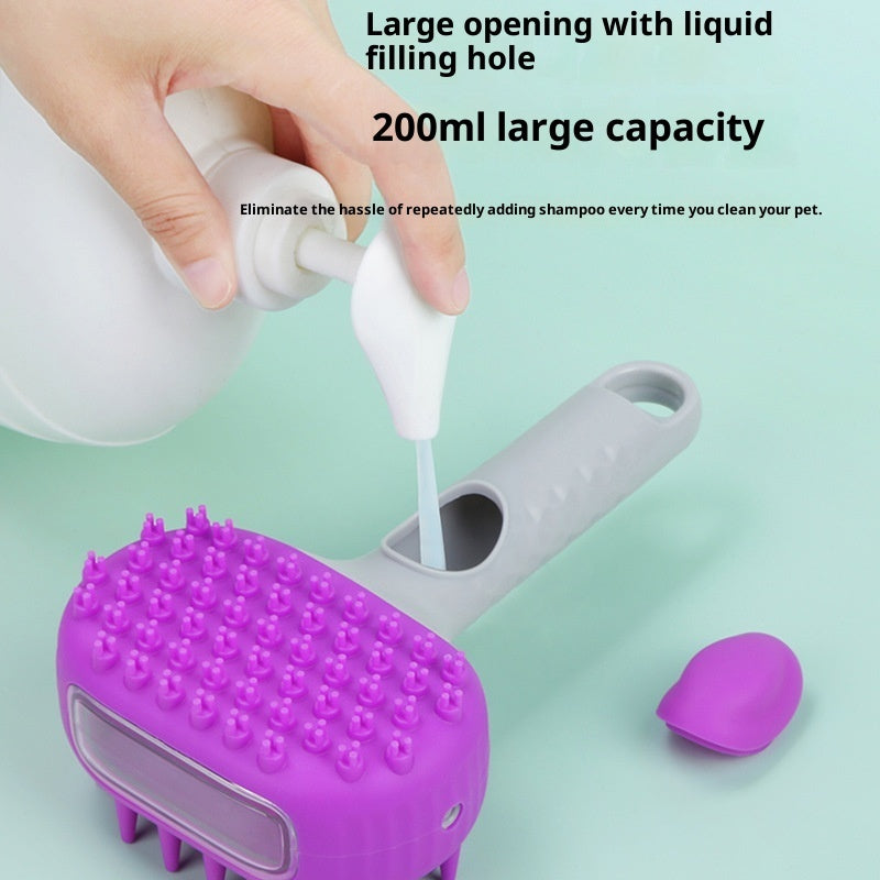 Pet Shower Brush Bath Float Hair Cleaning