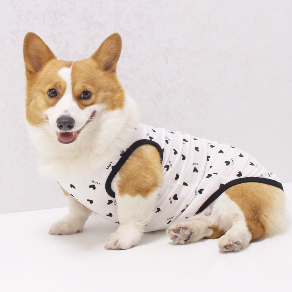 Lightweight Pet Vest Anti Lint Comfortable Breathable Wear