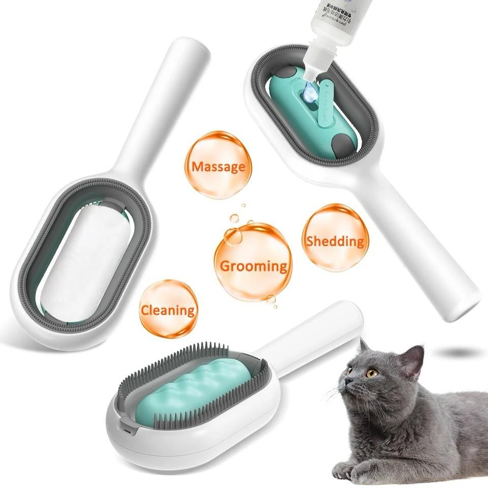 Pet Grooming Dematting Brush Hair Removal Cleaning Tool