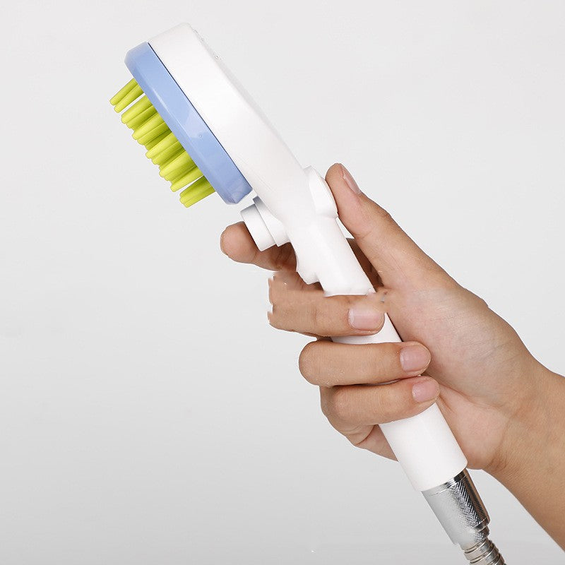 Pet Bath Massage Brush Shower Grooming Cleaning Tool
