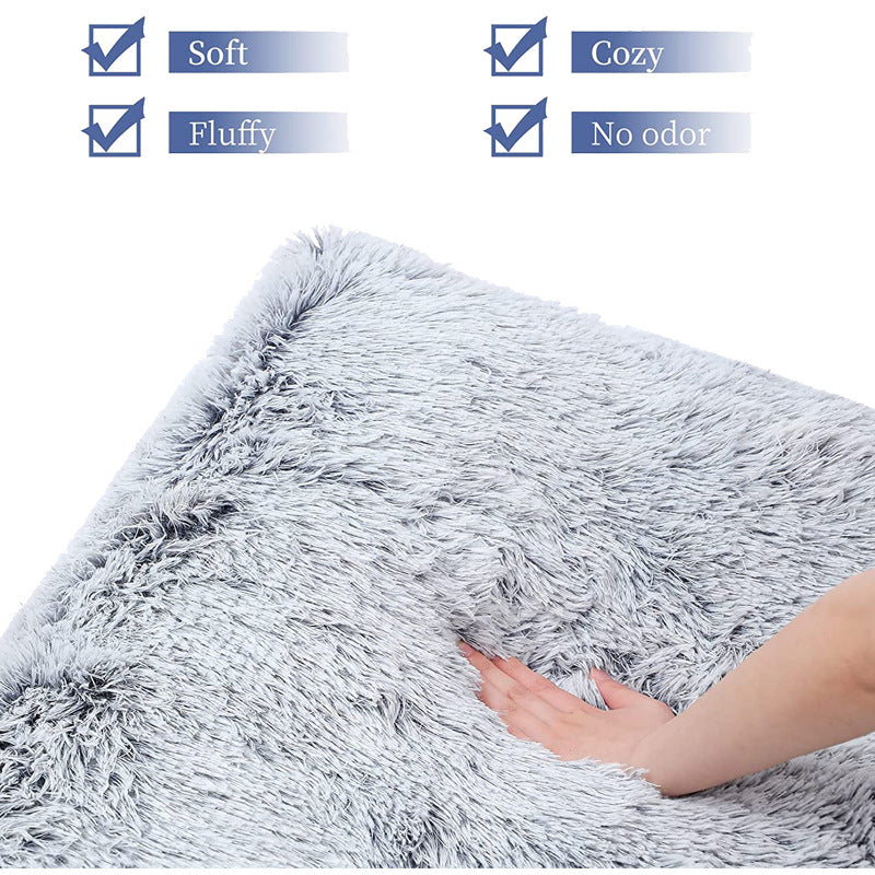 Plush Square Pet Bed Memory Foam Deep Sleep Sofa Bed