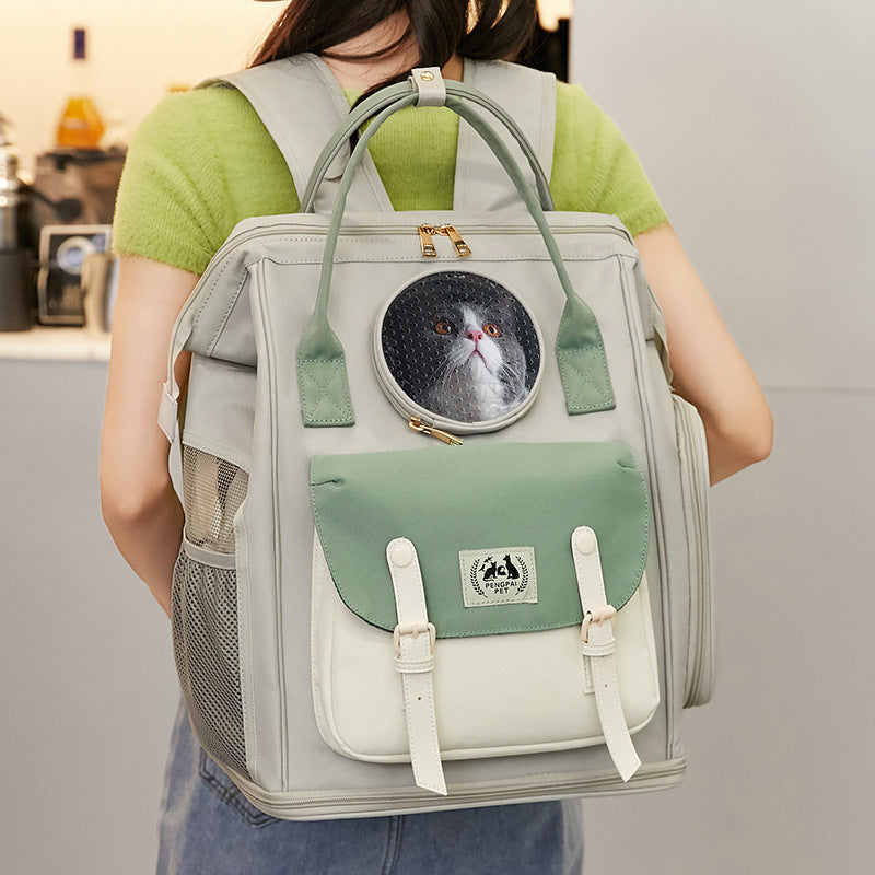 Pet Large Capacity Breathable Portable Backpack Carrier