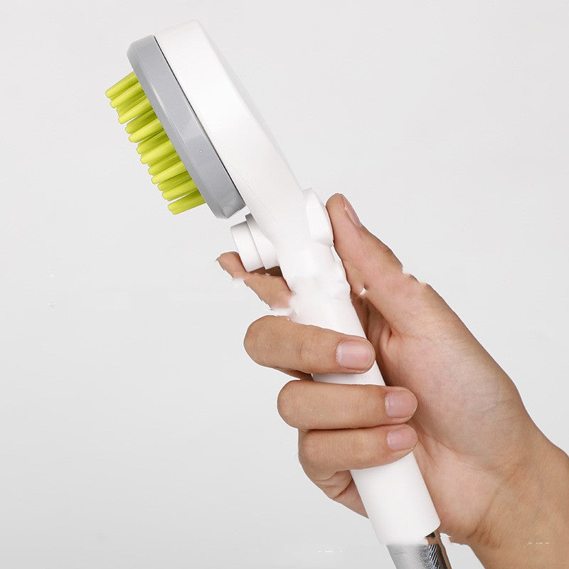Pet Bath Massage Brush Shower Grooming Cleaning Tool