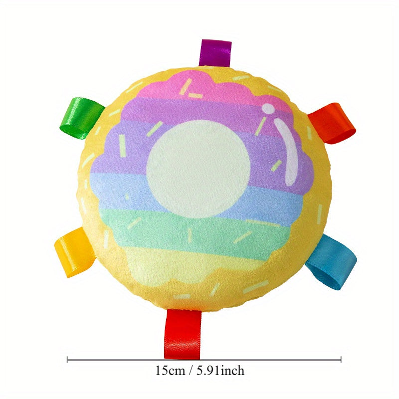 Cartoon Plush Pet Flying Disc Training Outdoor Toy