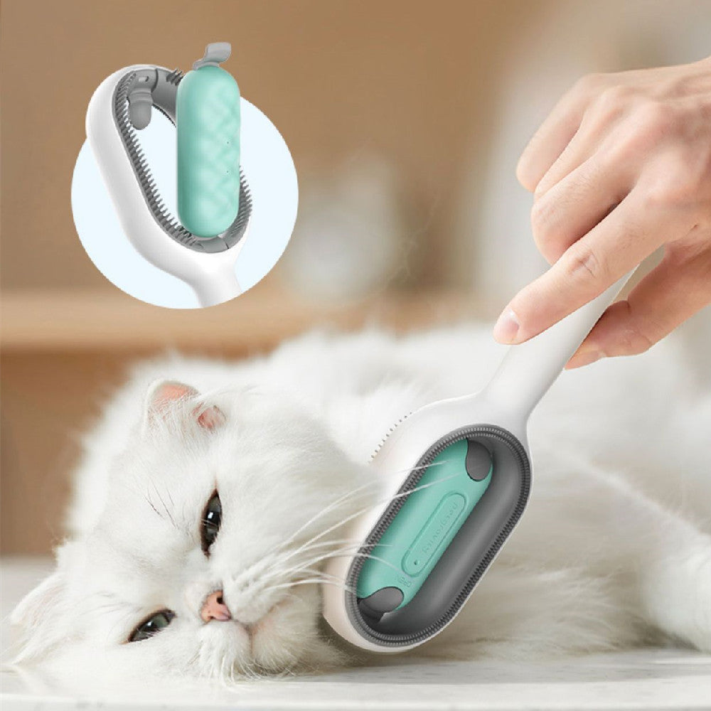 Pet Grooming Dematting Brush Hair Removal Cleaning Tool