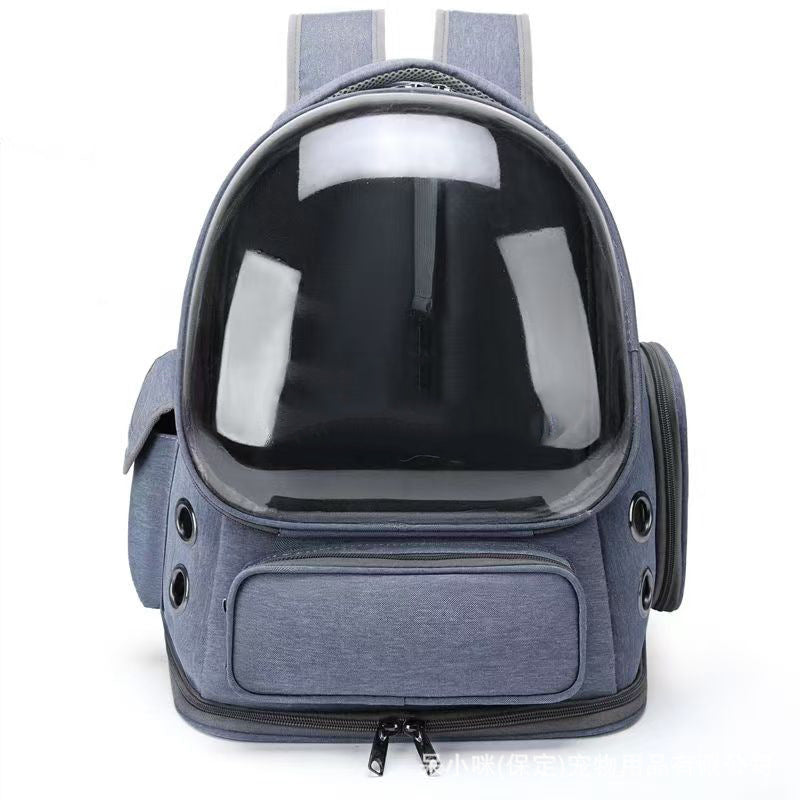 Transparent Space Capsule Pet Backpack Portable Carrier